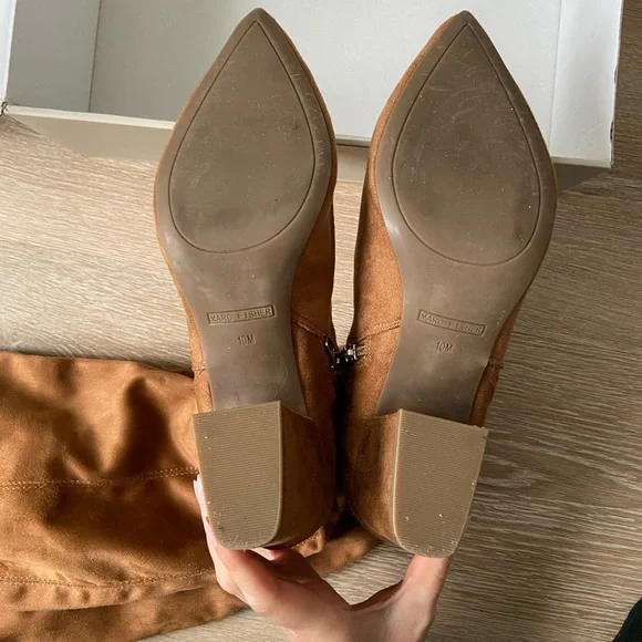 Marc Fisher Reda Block Heel Boots - Picture 8 of 12